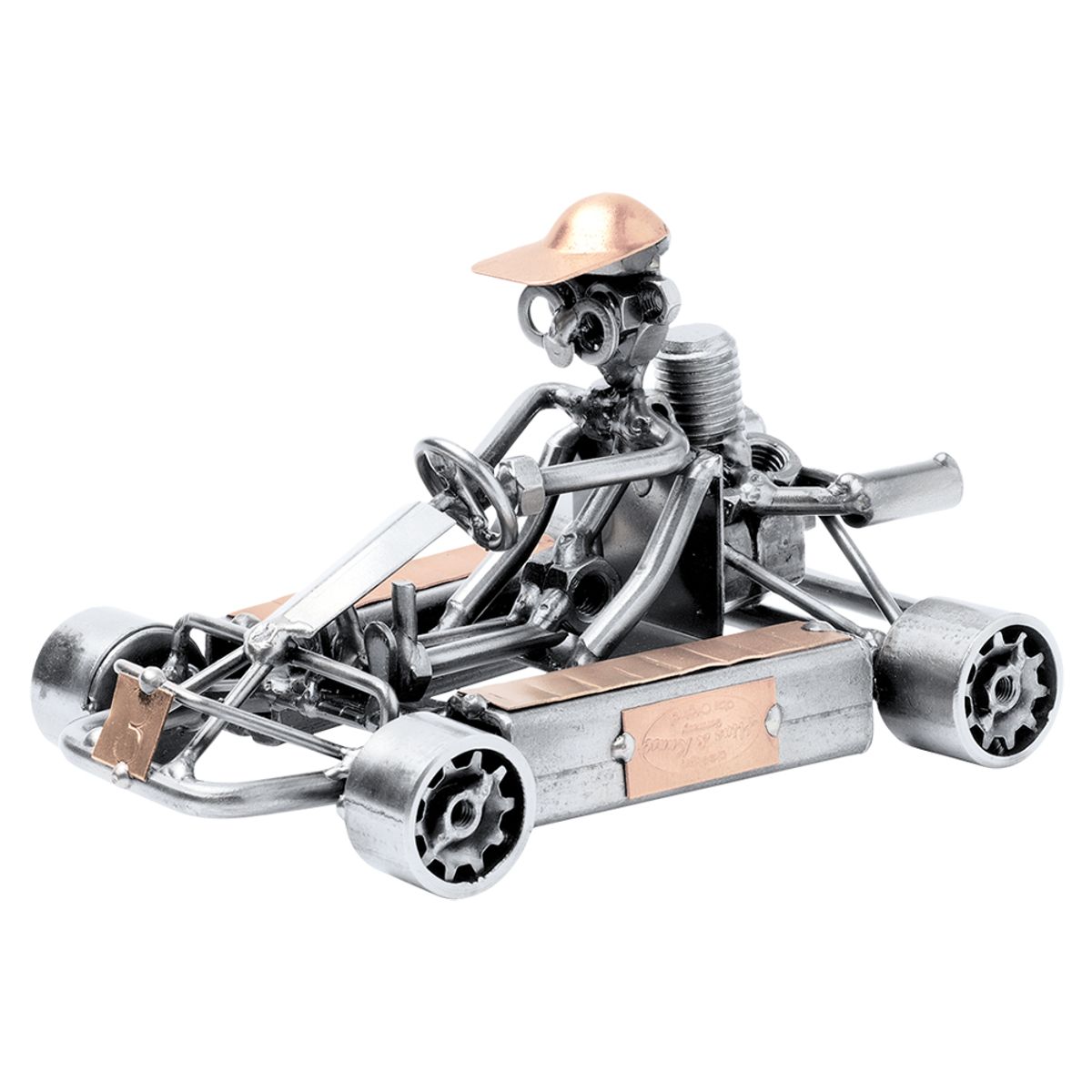 Metalfigur - Gokart