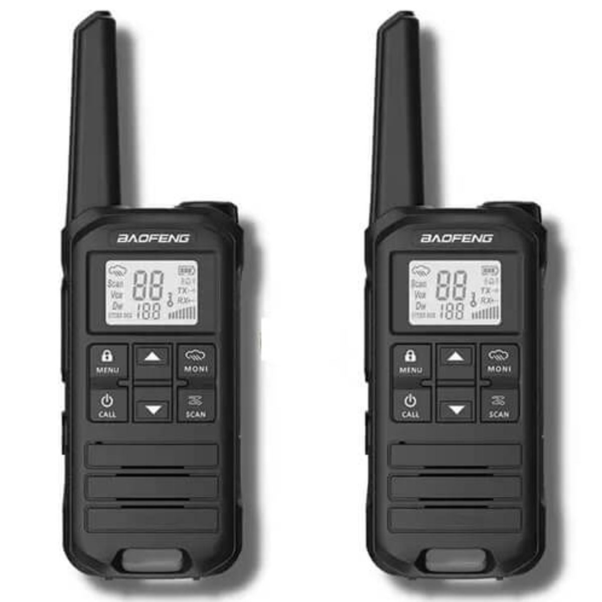 Baofeng FR 22A Walkie Talkie Sæt, Grøn/Sort