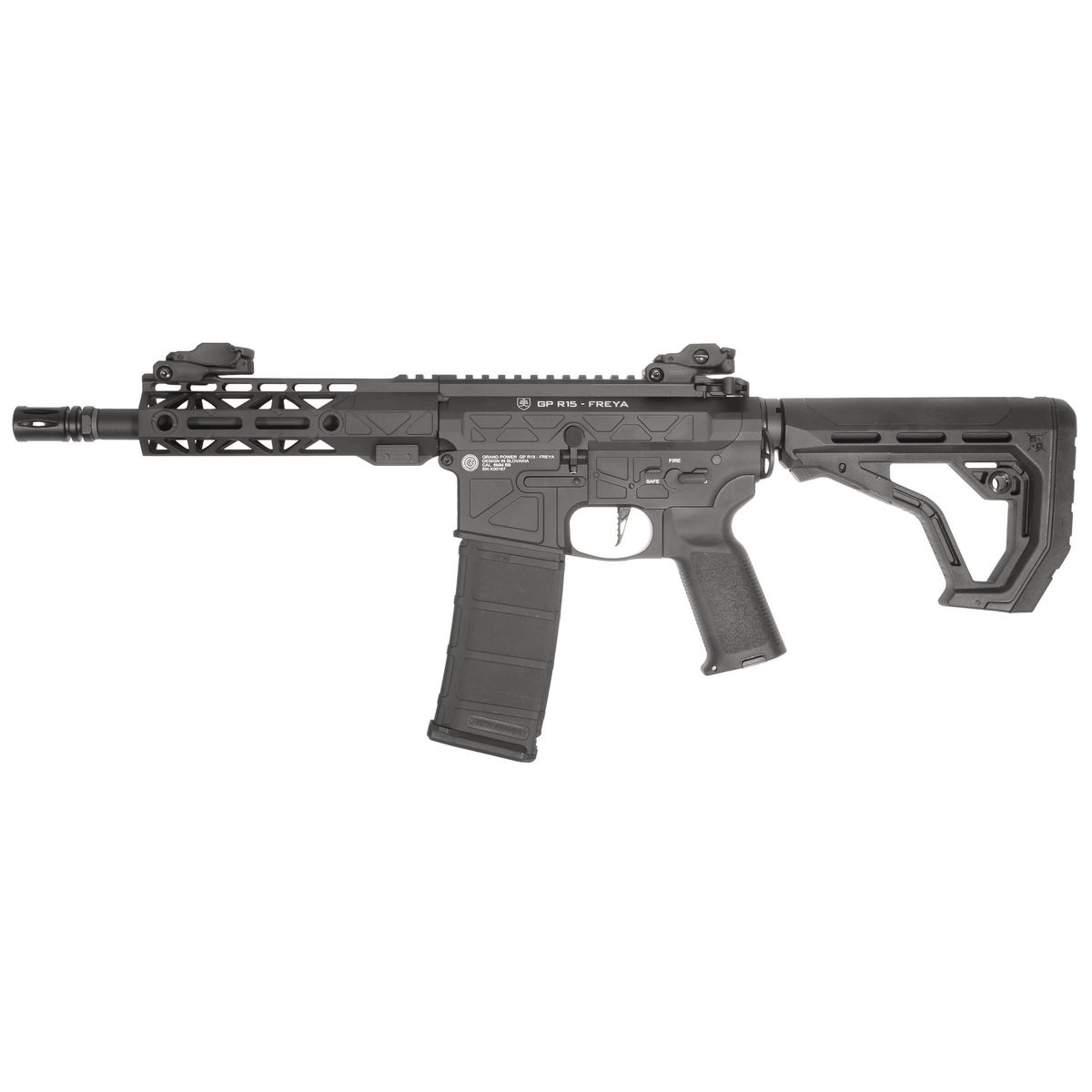 DA Freya R15 M-LOK Eagle 7", Sort