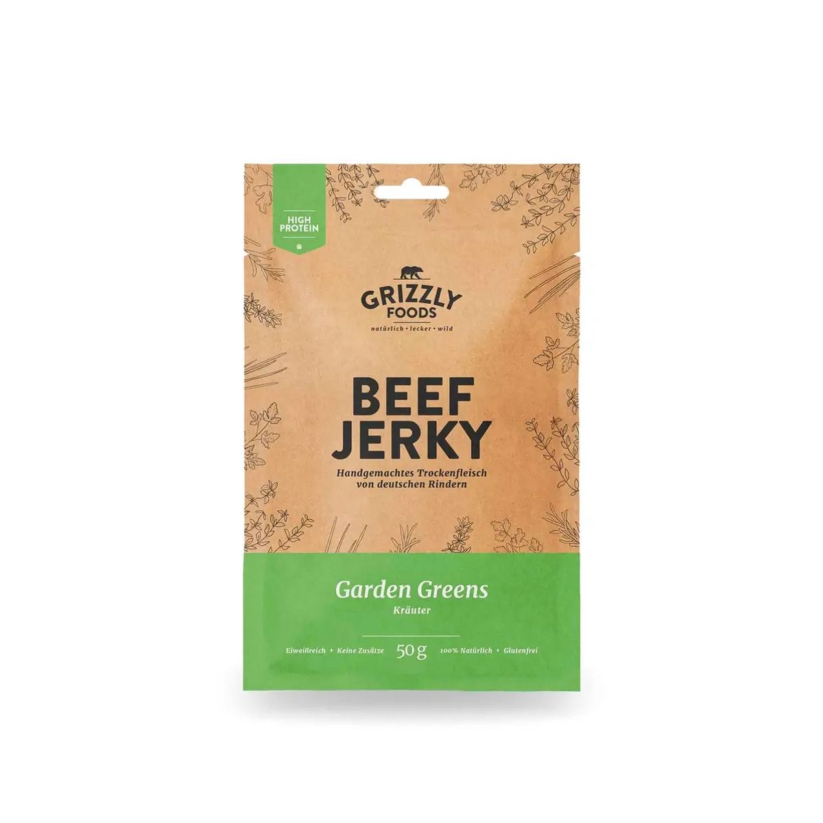 Grizzly Jerky, Garden Greens