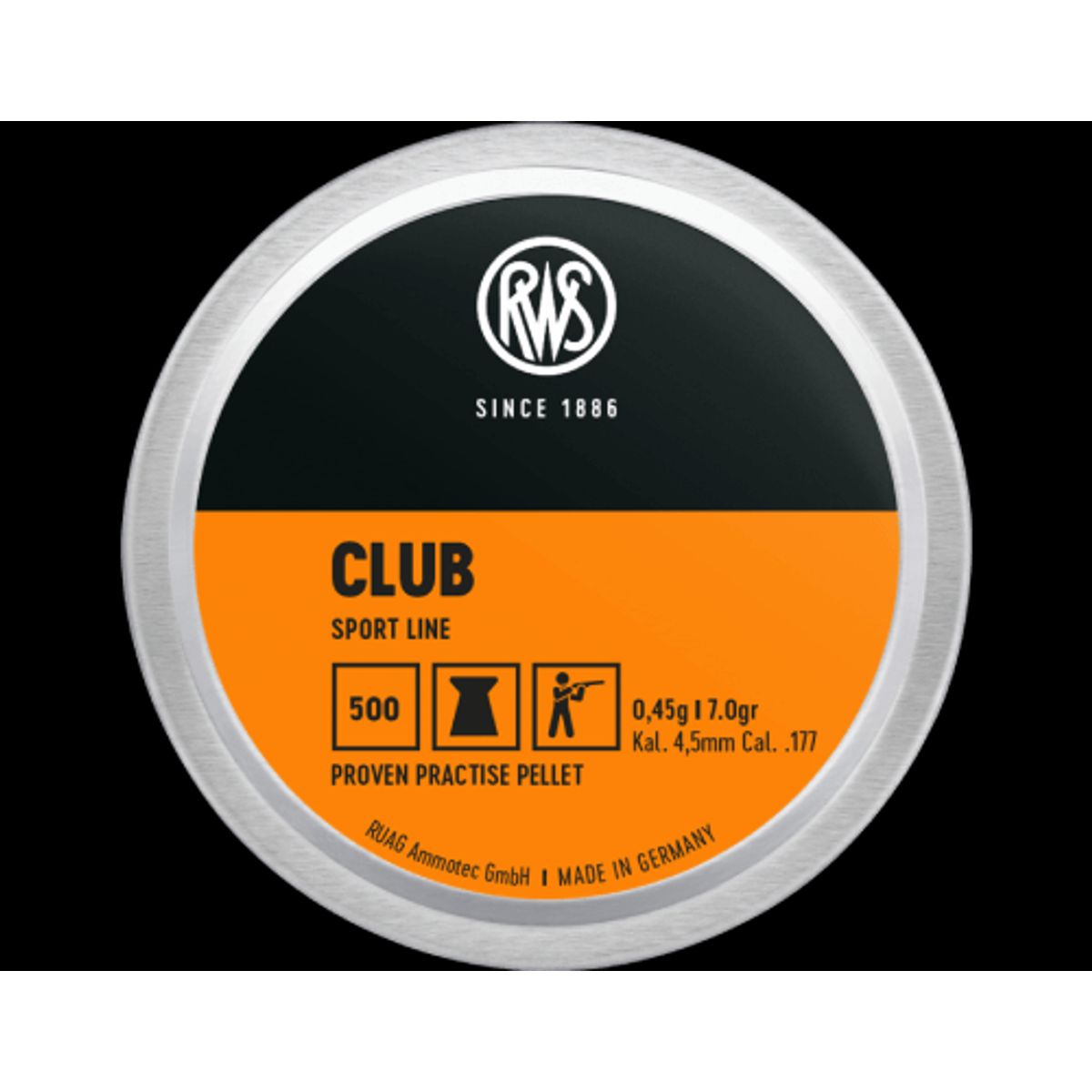 RWS Club 10, 500 Stk, 4,5mm(.177)