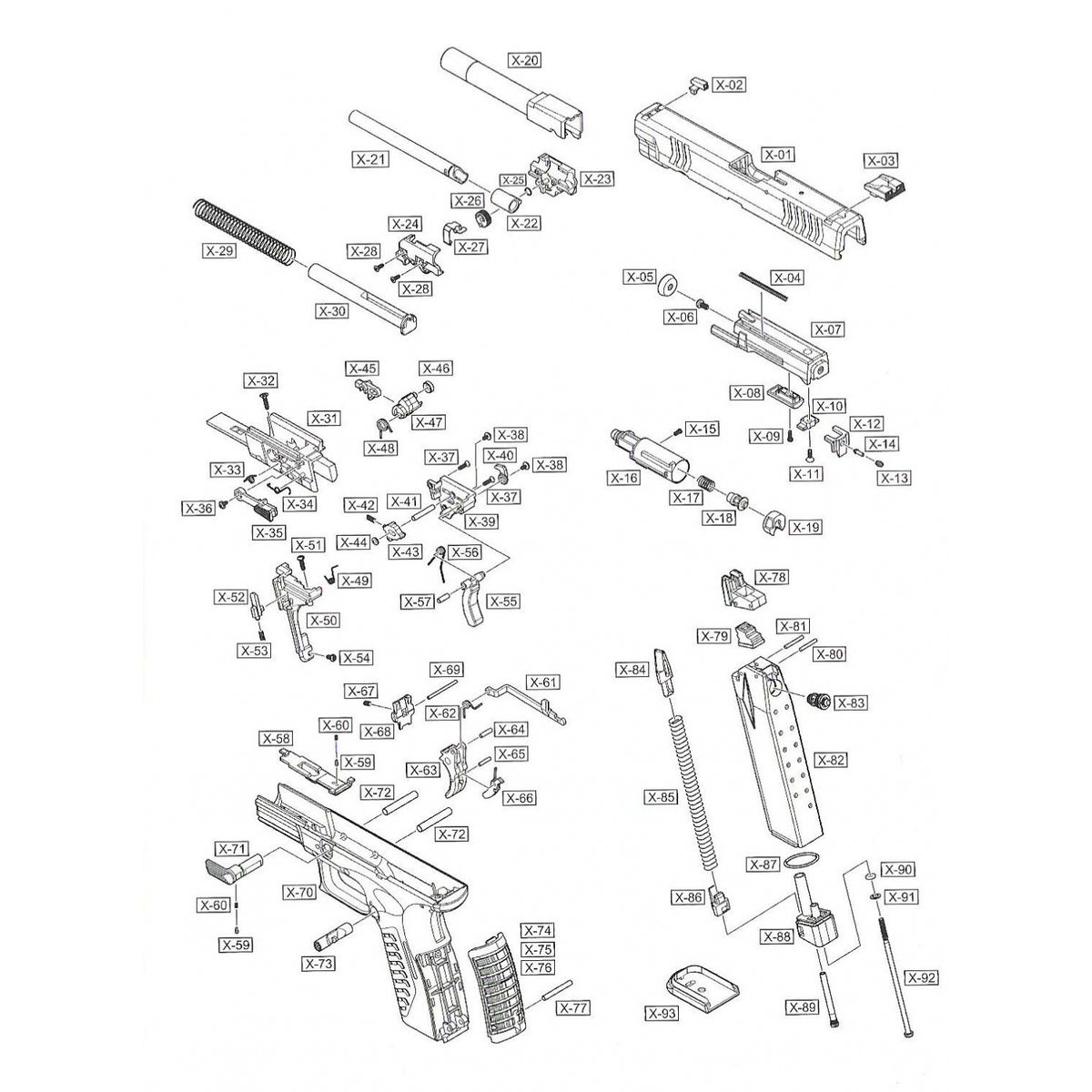 Cylinder fjeder del 42