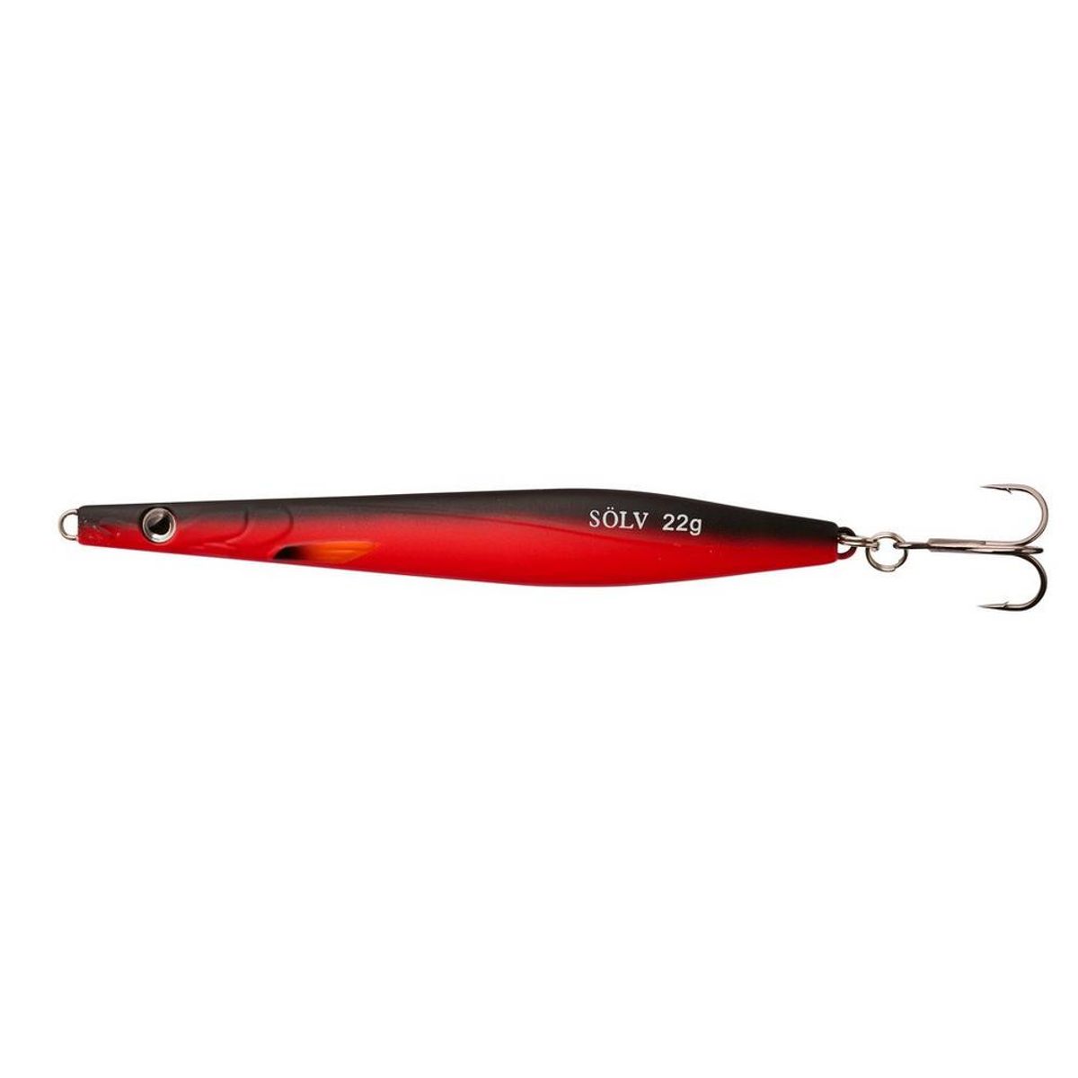 Sölv Spirr 12 cm / 22g Gennemløbsblink Matte Red