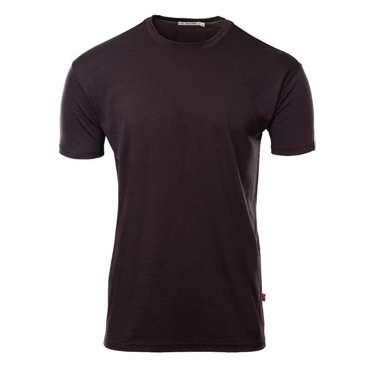 Aclima Herre LightWool 180 Classic Tee Chocolate Plum XXL