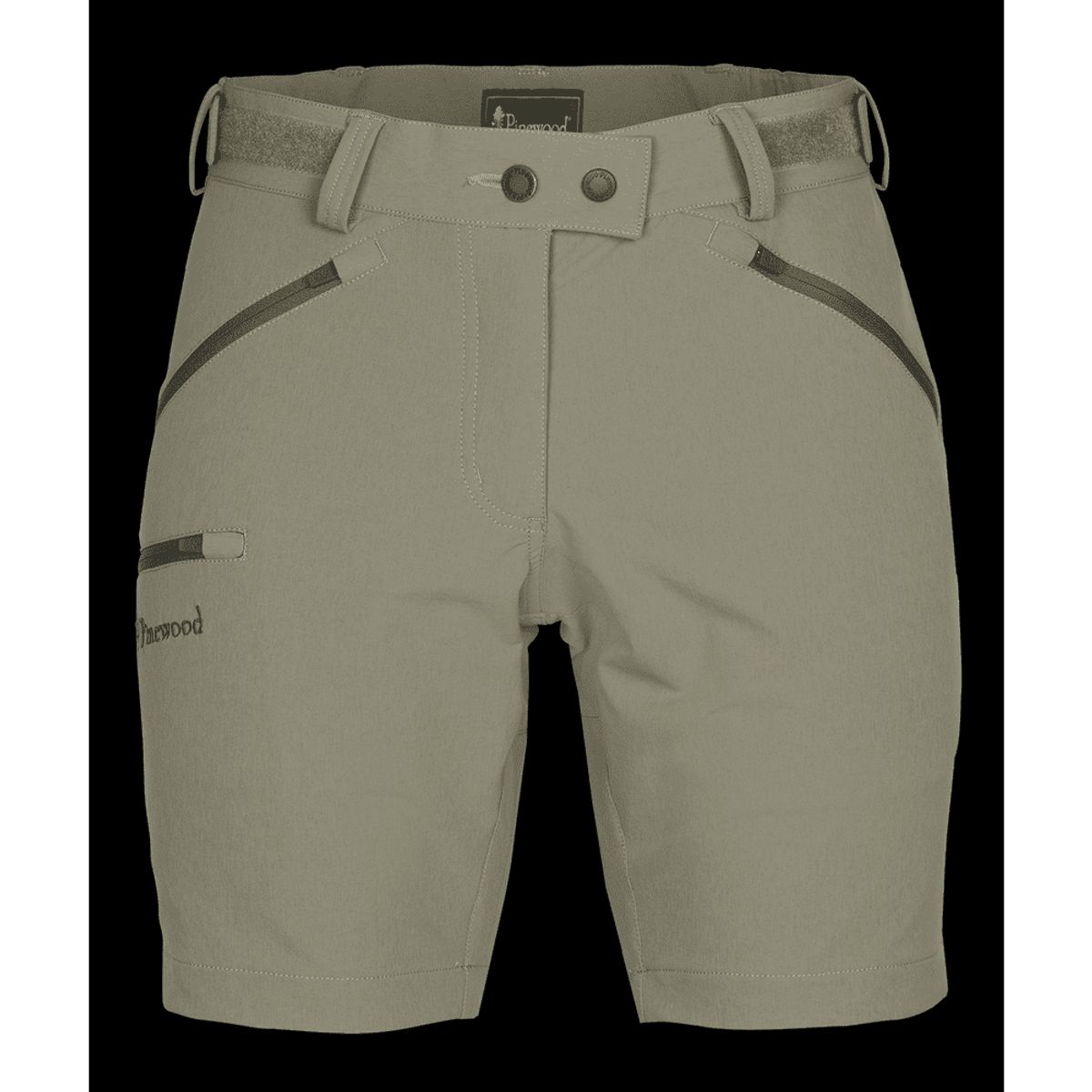 Pinewood Abisko Dame Shorts Mole Brown 44