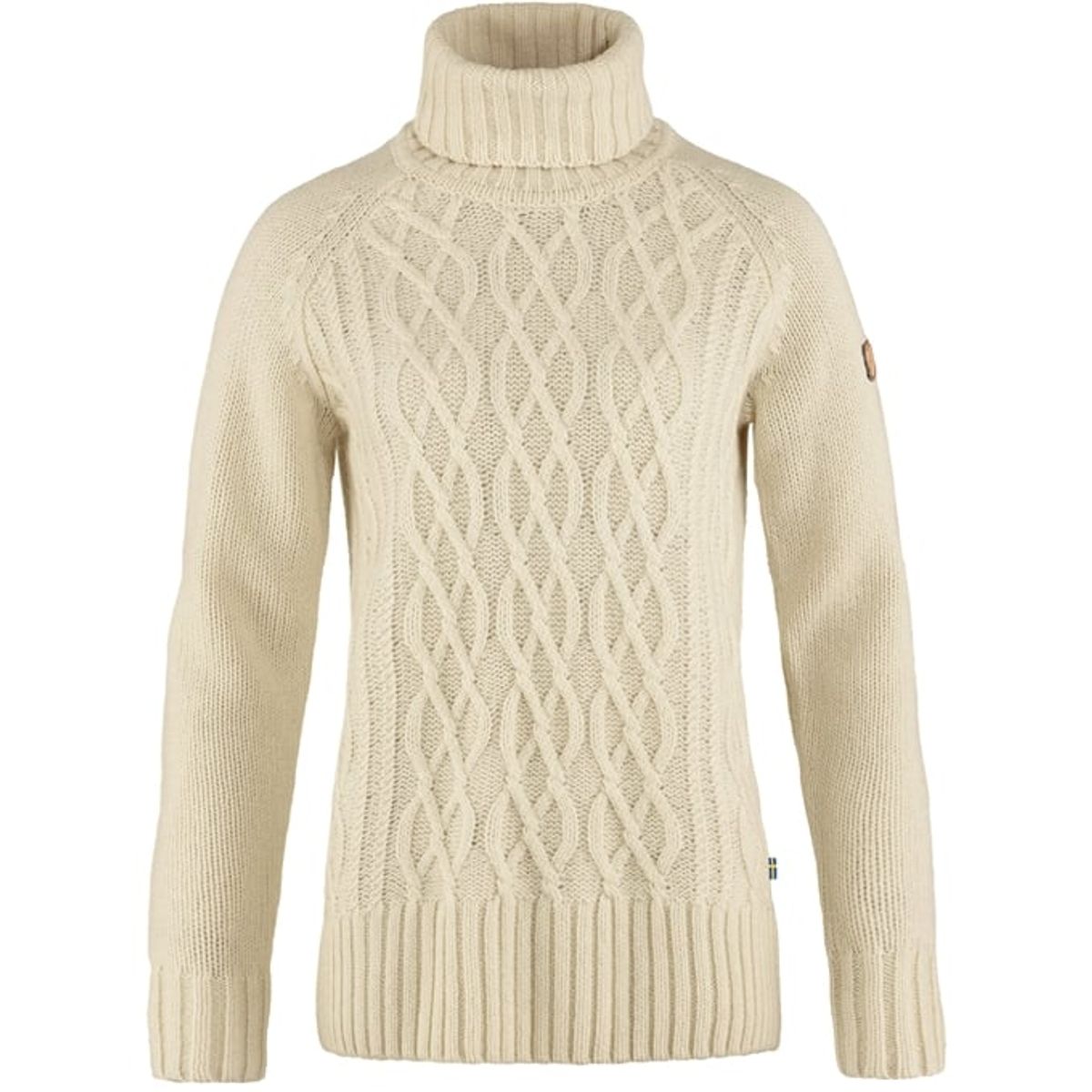 Fjällräven Ãvik Cable Knit Roller Neck Dame XS