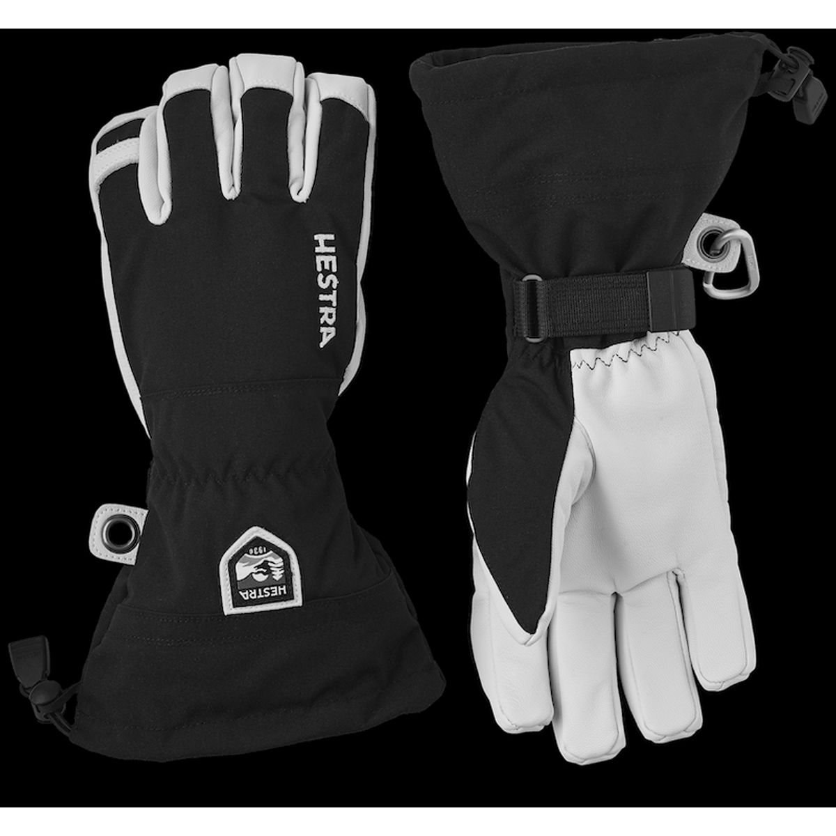 Hestra Femal Army Leather Heli Ski 5-finger Str 8