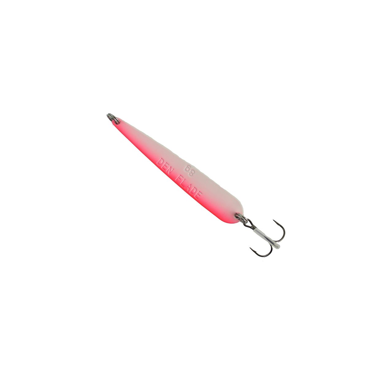 Jack Rapid Den Flade Gennemløbs blink Den Flade Fluo Pink/White 12g