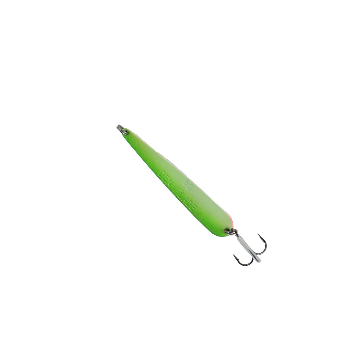 Jack Rapid Den Flade Gennemløbs blink Den Flade Fluo Green/White 8g