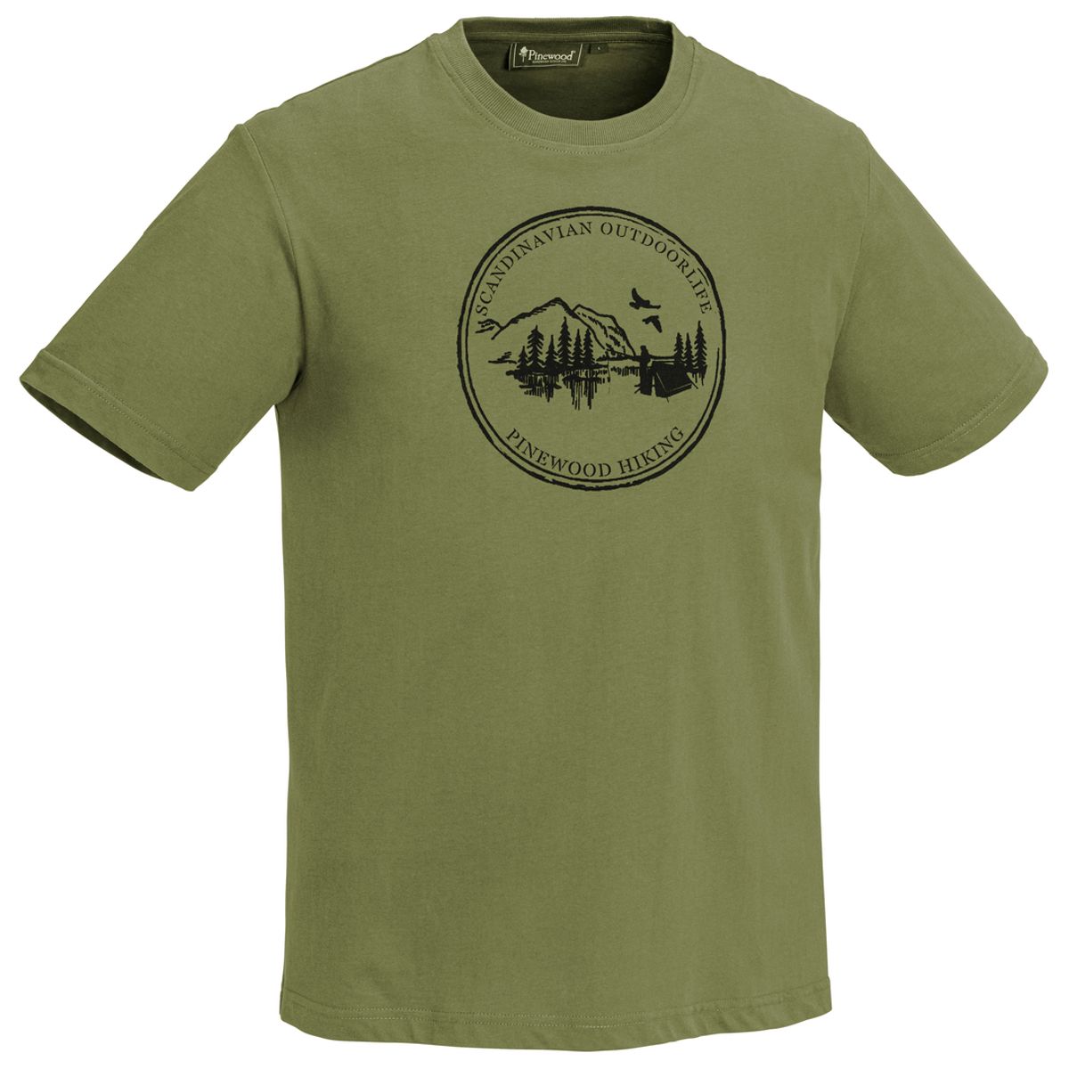 Pinewood Camp T-Shirt Grøn XL