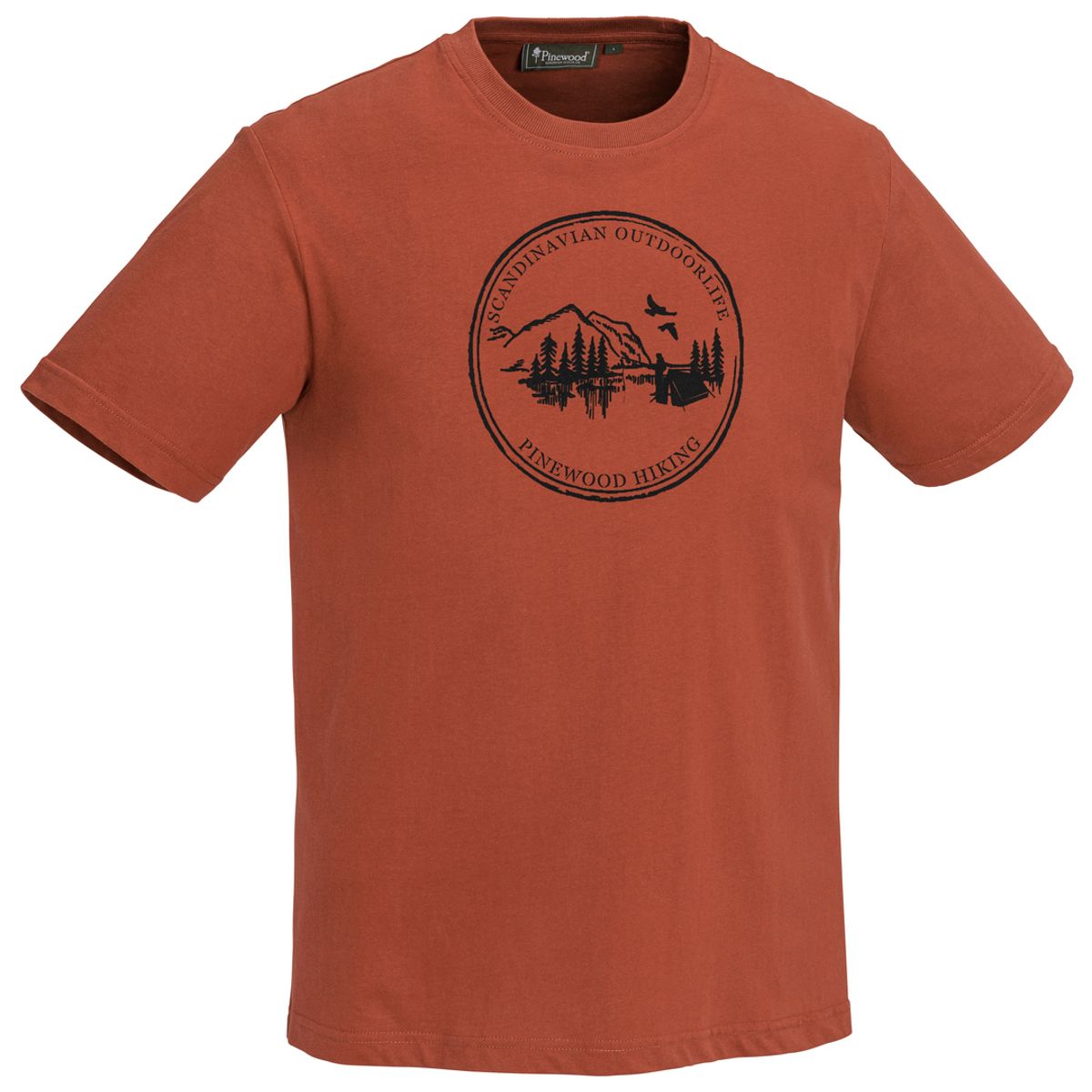 Pinewood Camp T-Shirt Terracotta L