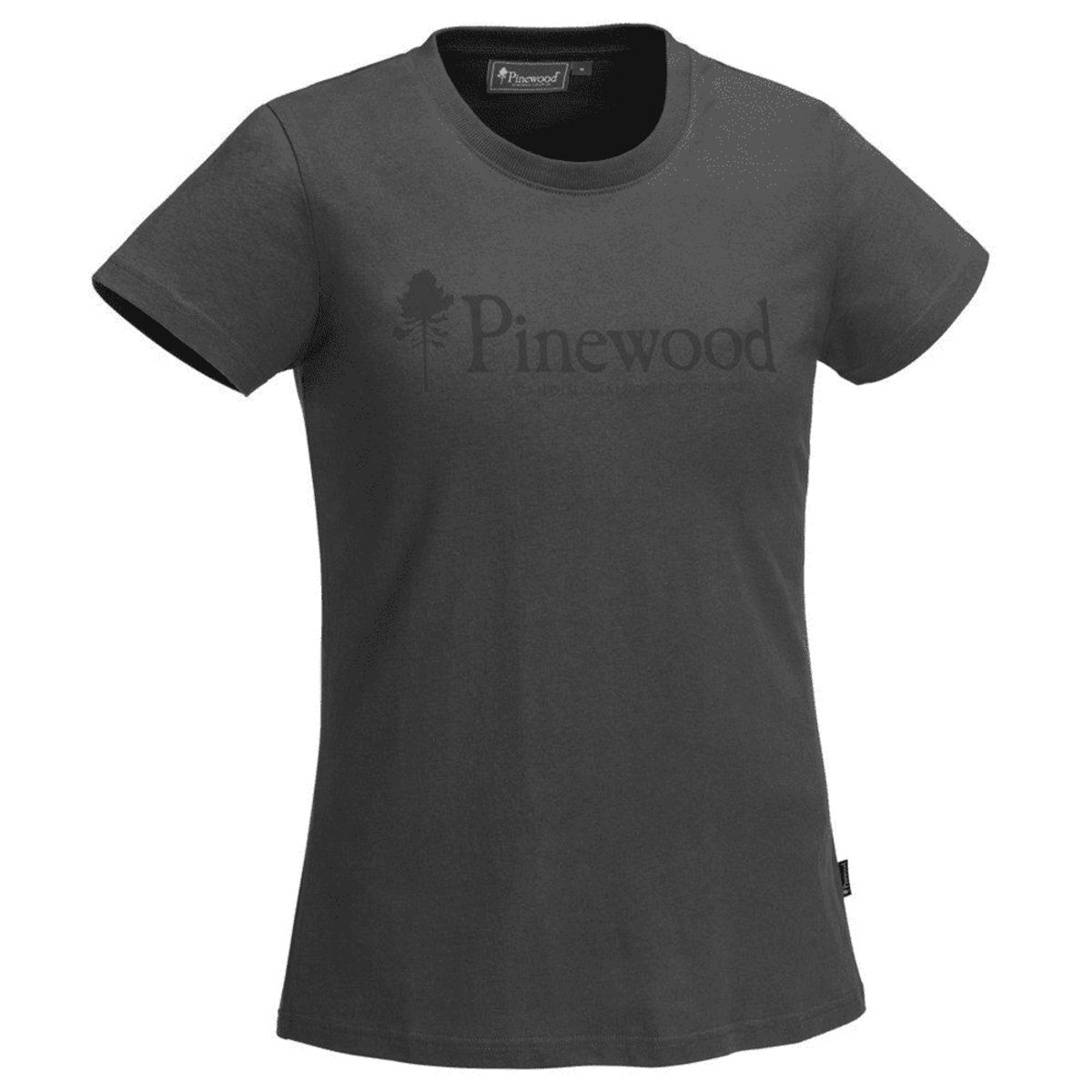 Pinewood Outdoor Life Dame T-Shirt D. Anthracite XXL