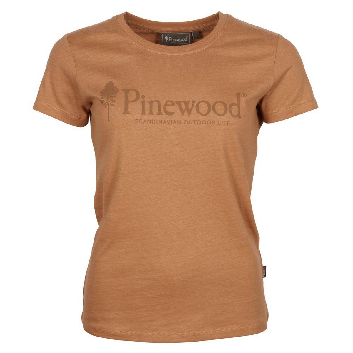 Pinewood Outdoor Life Dame T-Shirt Terracotta XL