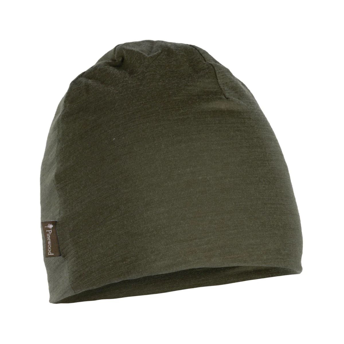 Pinewood Merino Uld Beanie Moss Green