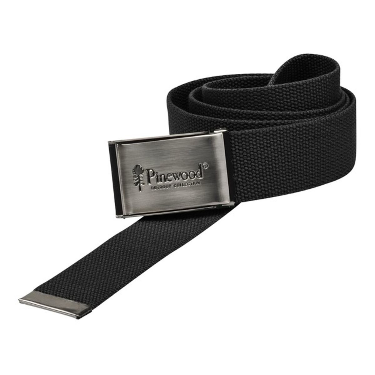 Pinewood Canvas Bælte Black