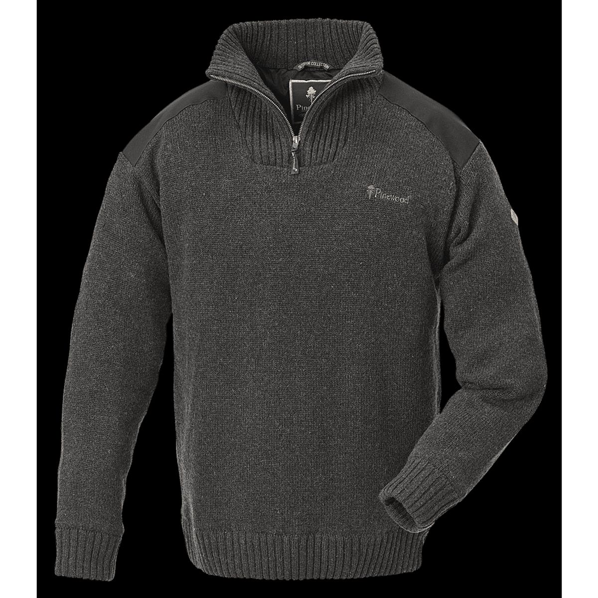 Pinewood Hurricane Sweater Grey Melange M