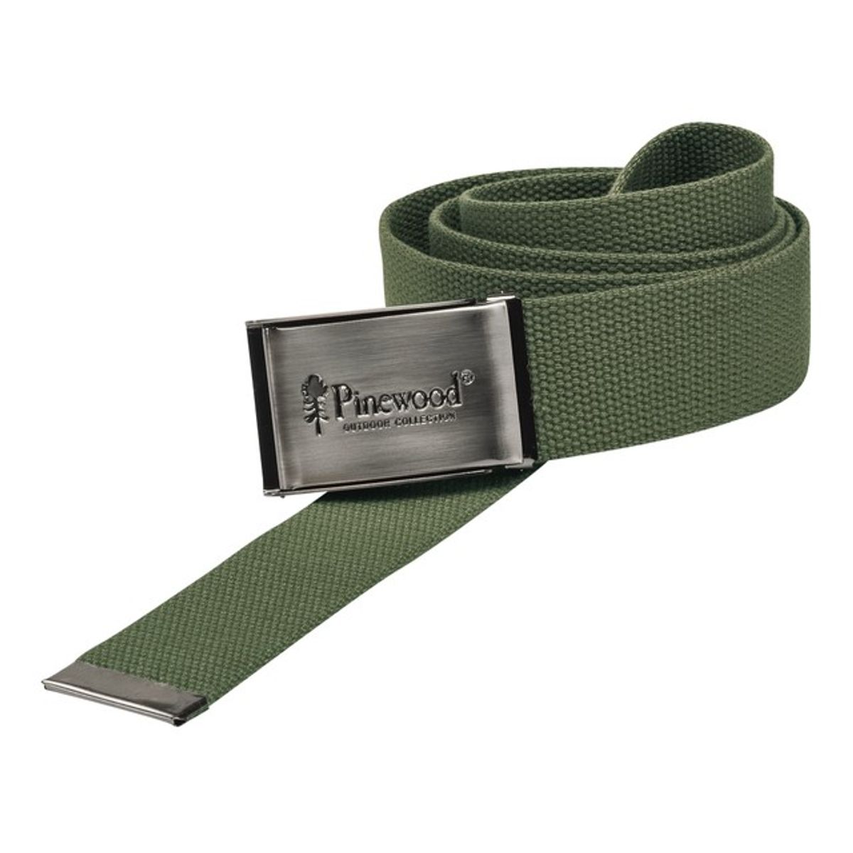 Pinewood Canvas Bælte Olive