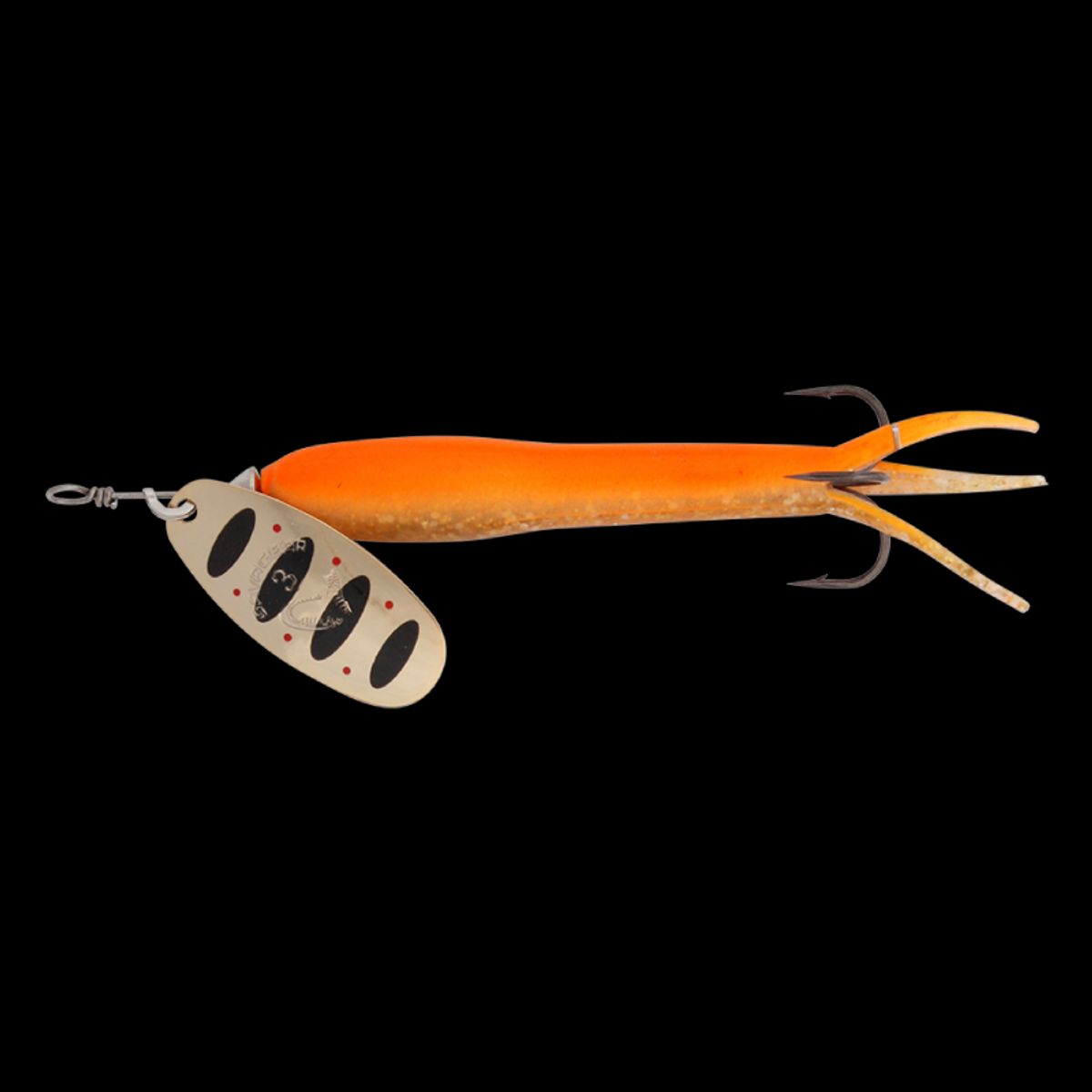 Savage Gear Flying Eel #3 23g Spinner Orange Gold