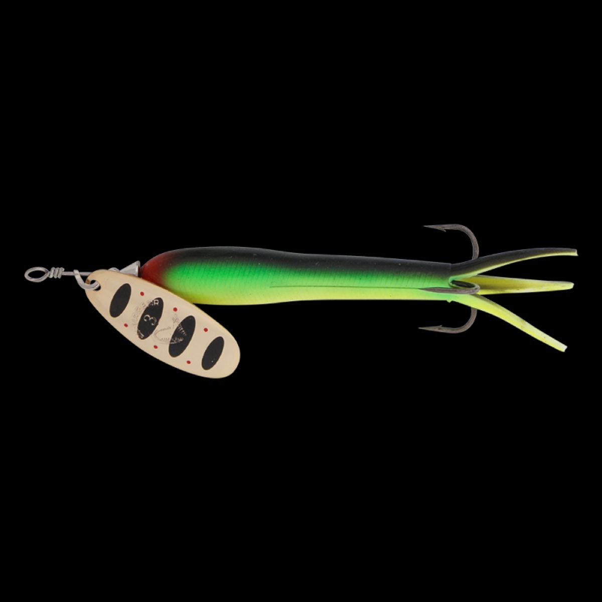 Savage Gear Flying Eel #3 23g Spinner Green Highlander