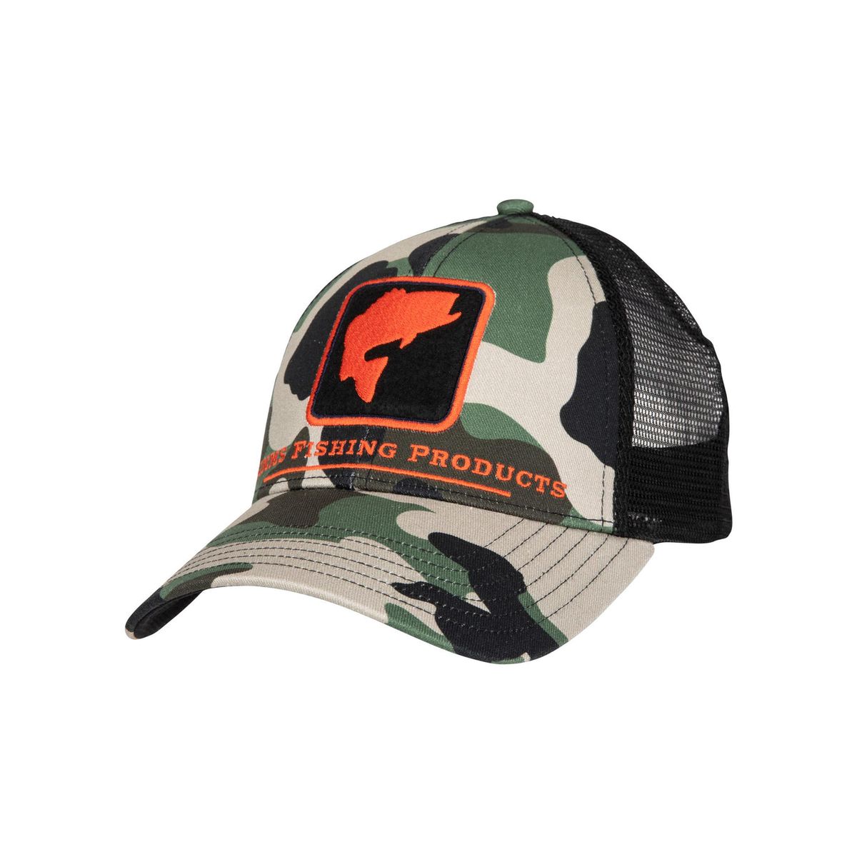 Simms Woodland Camo Bass Icon Cap