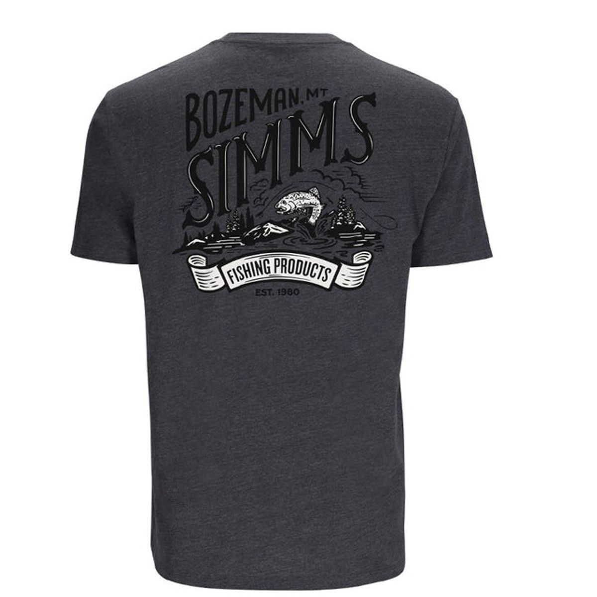 Simms Bozeman Scene T-Shirt Titanium XL