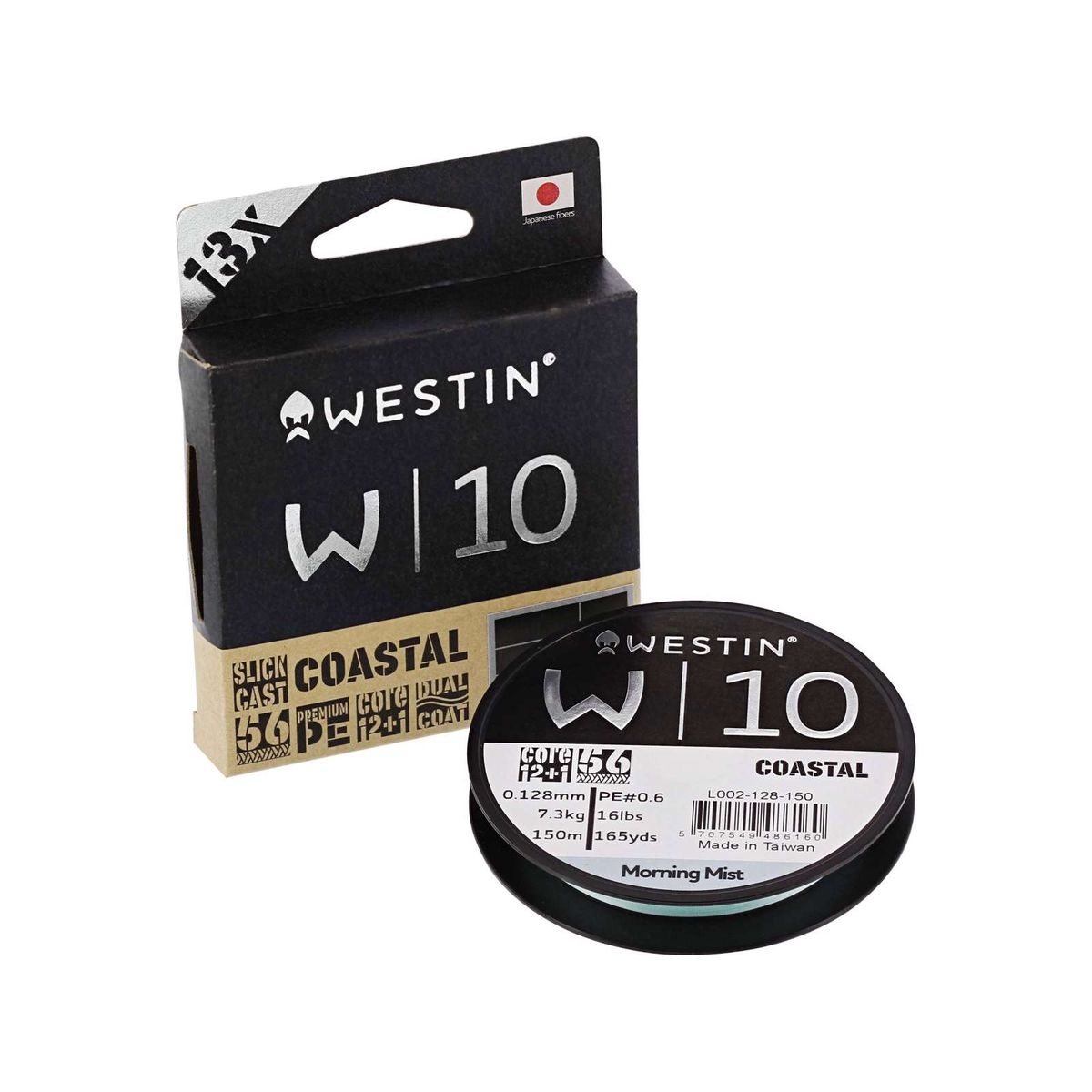 W10 13 Braid Coastal 150M Morning Mist Fletline W10 13 Braid Coastal 150M 0,128mm Morning Mist