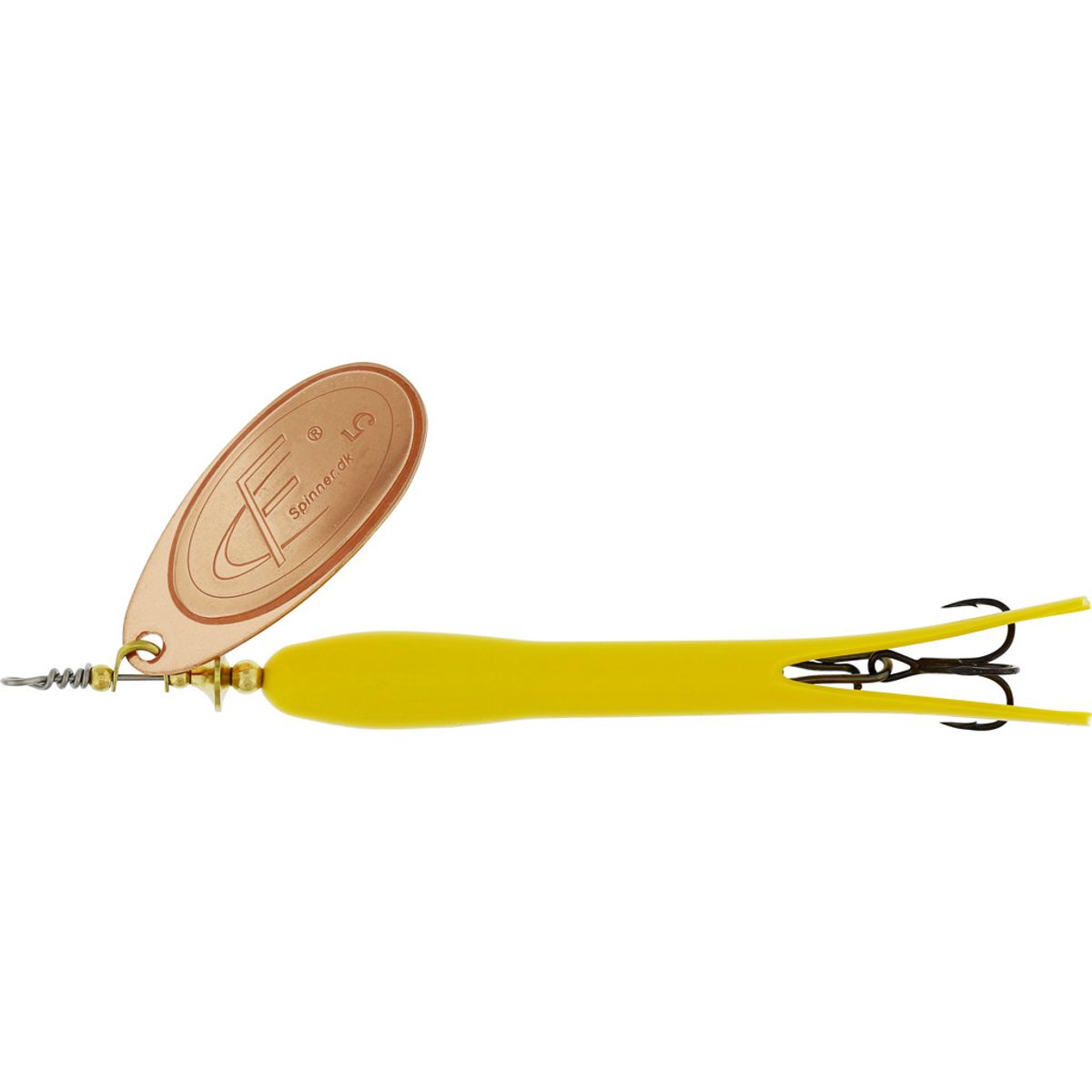 Westin FC Spinner Upstream 15g Flouro Yellow Copper Blade