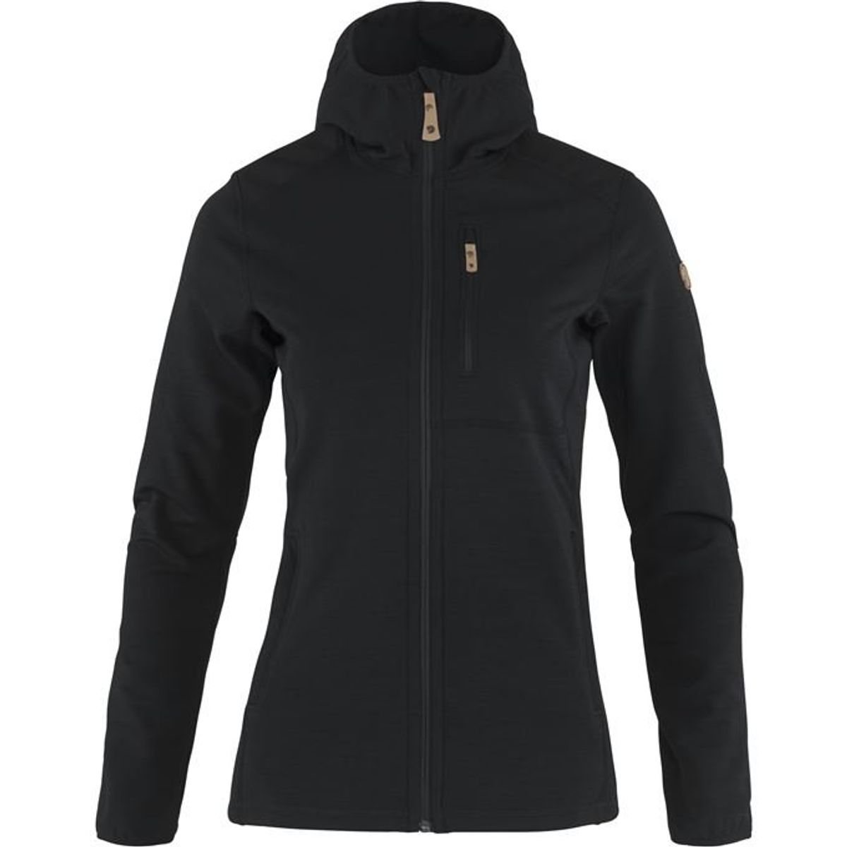 Fjällraven Keb Fleece Hoodie Dame Black XL