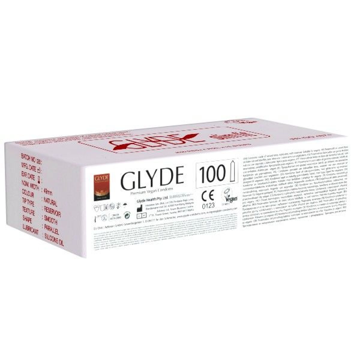 GLYDE - Kondomer Slimfit 100 stk