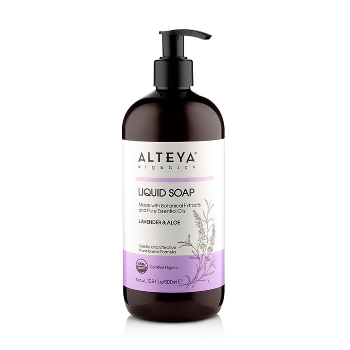 Alteya Organics - Økologisk Flydende Sæbe - Lavender & Aloe 500ml