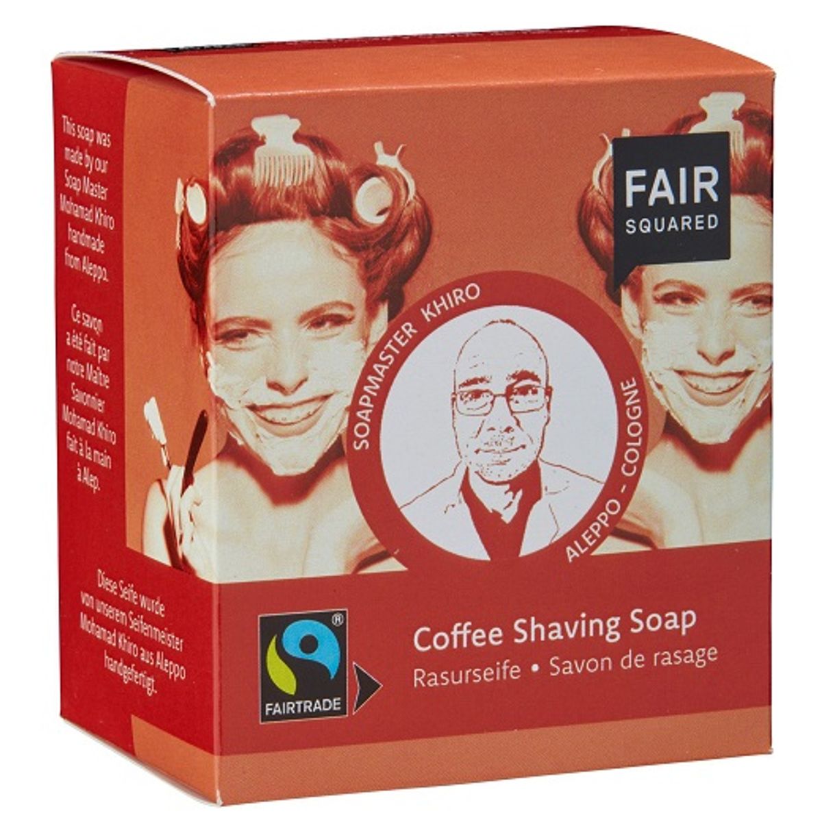 FAIR SQUARED - Økologisk Barbersæbe med Kaffe Ekstrakt