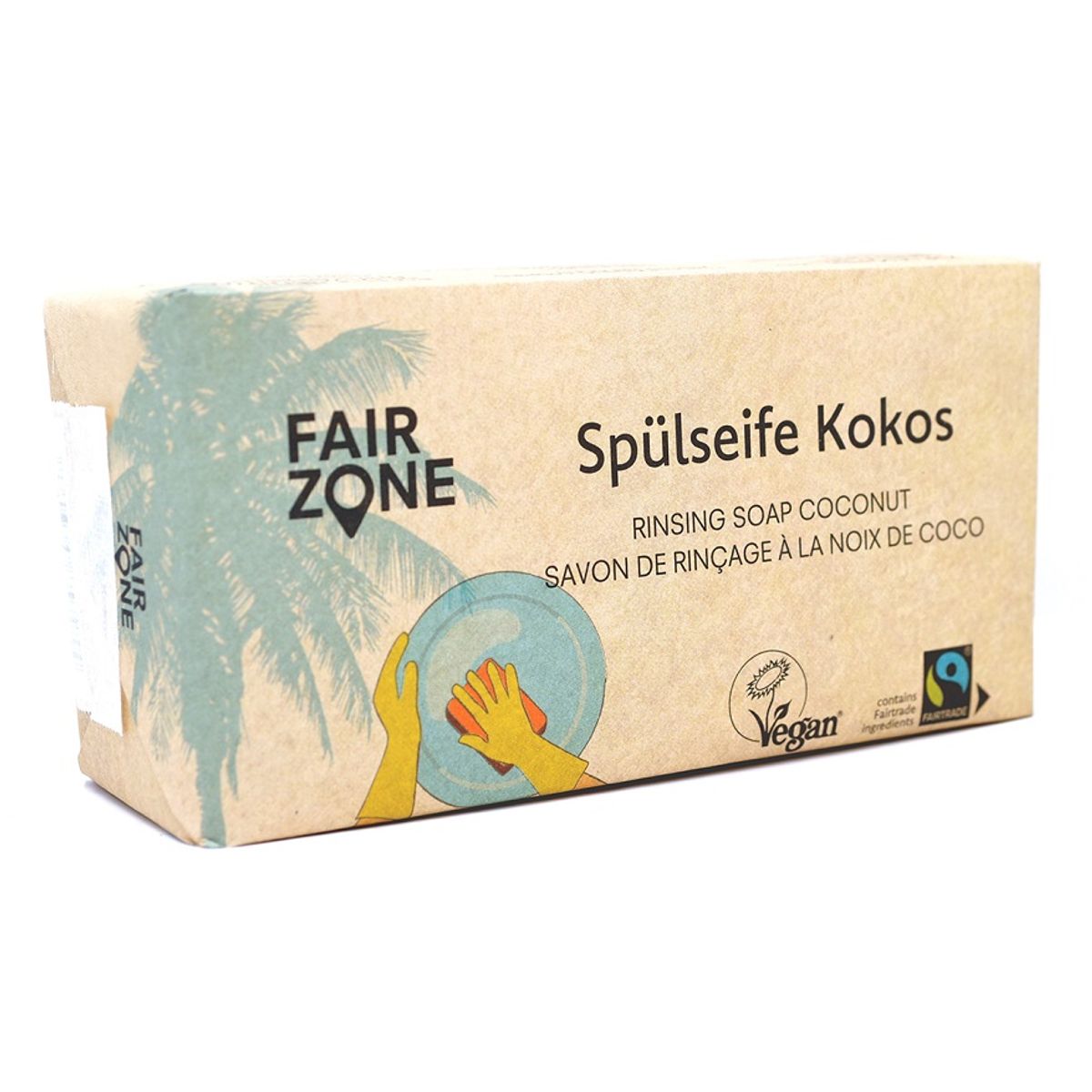 FAIR ZONE - Opvaskesæbebar - Storkøb 450g