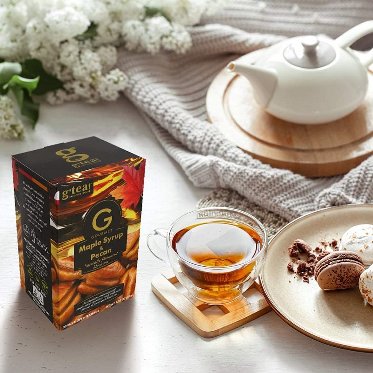 g'tea! - Gourmet Black Tea - Maple Syrup & Pecan