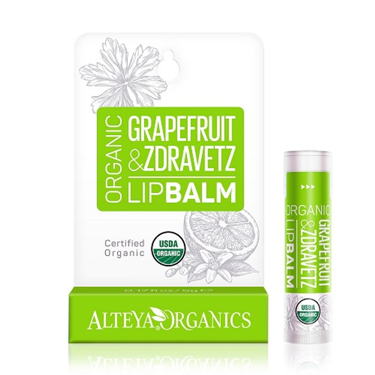 Alteya Organics - Grapefruit Zdravetz Lip Balm