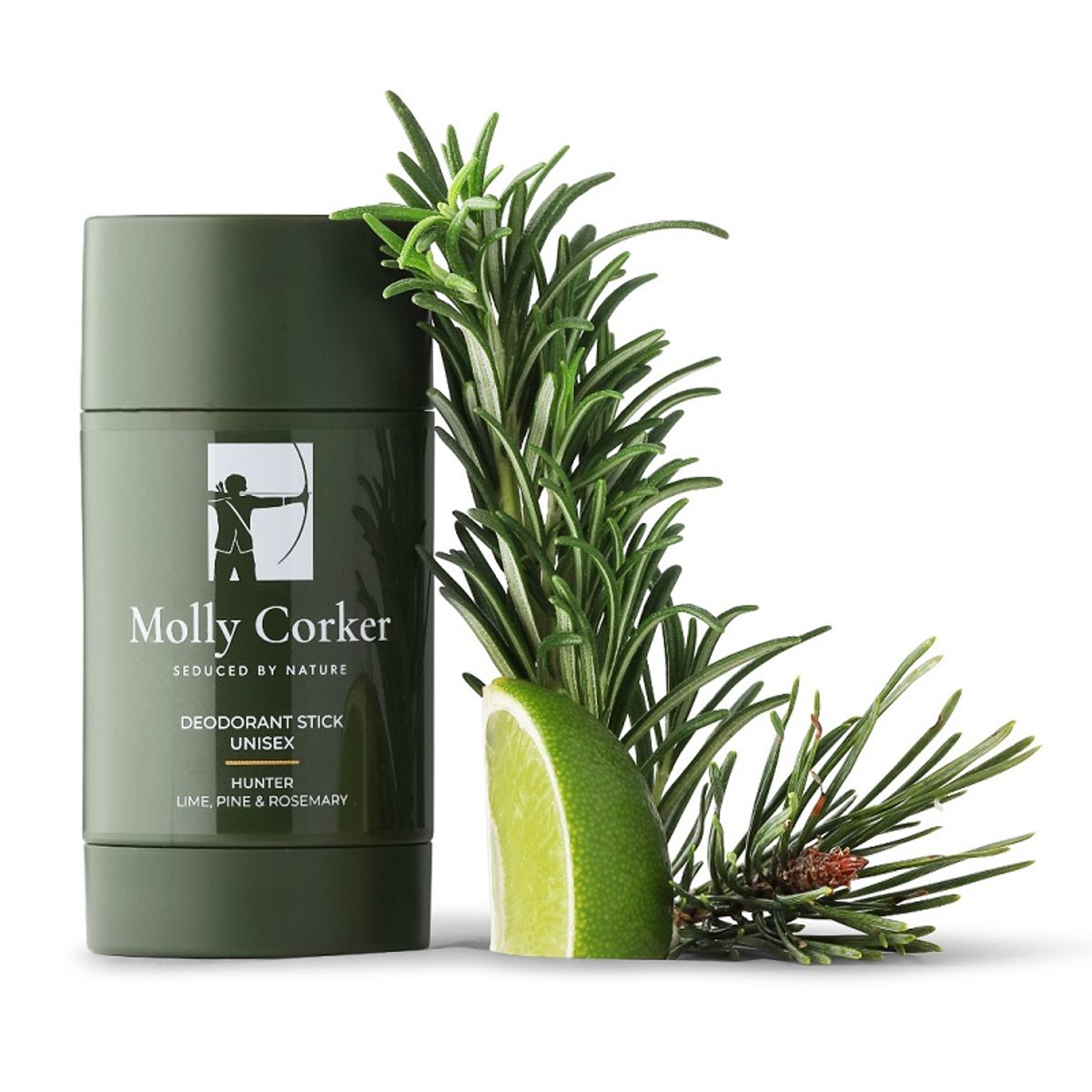 Molly Corker - Natural deodorant stick - Lime | Pine | Rosemary - Hunter