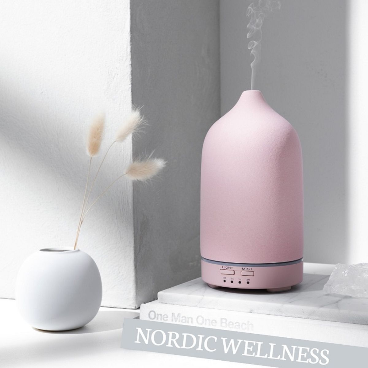 NORDIC WELLNESS - Keramisk aroma diffuser - Blush