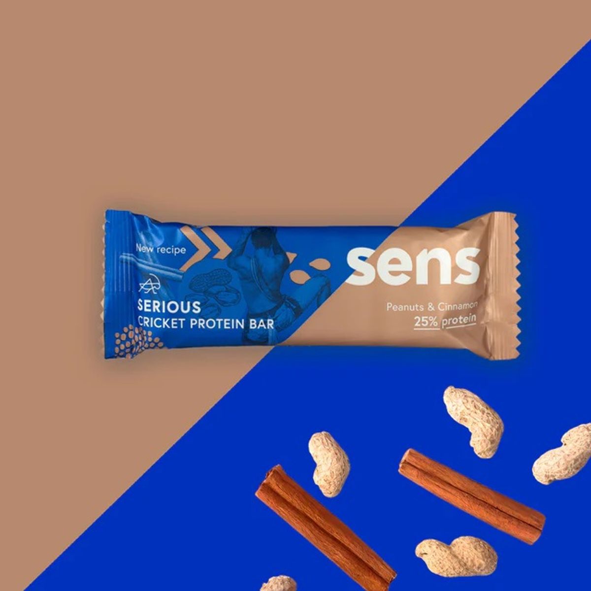 sens - Cricket protein bar - Peanut Butter & Cinnamon