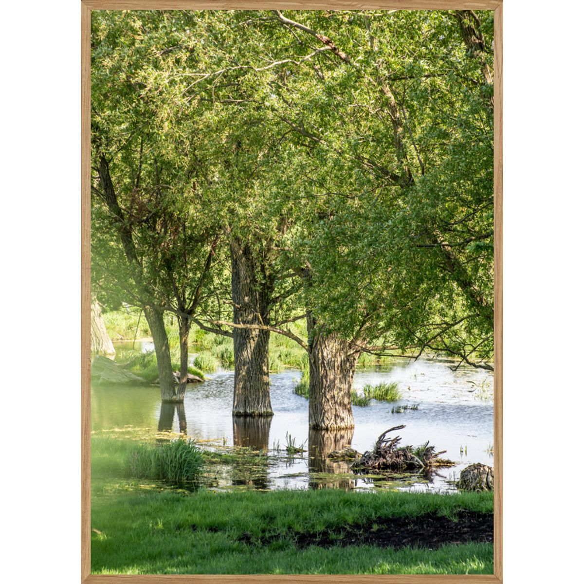 IDYLLISK - NATURPLAKAT A5 (14,8 x 21cm) - BOLIGEN > NATURPLAKATER - Living Nature