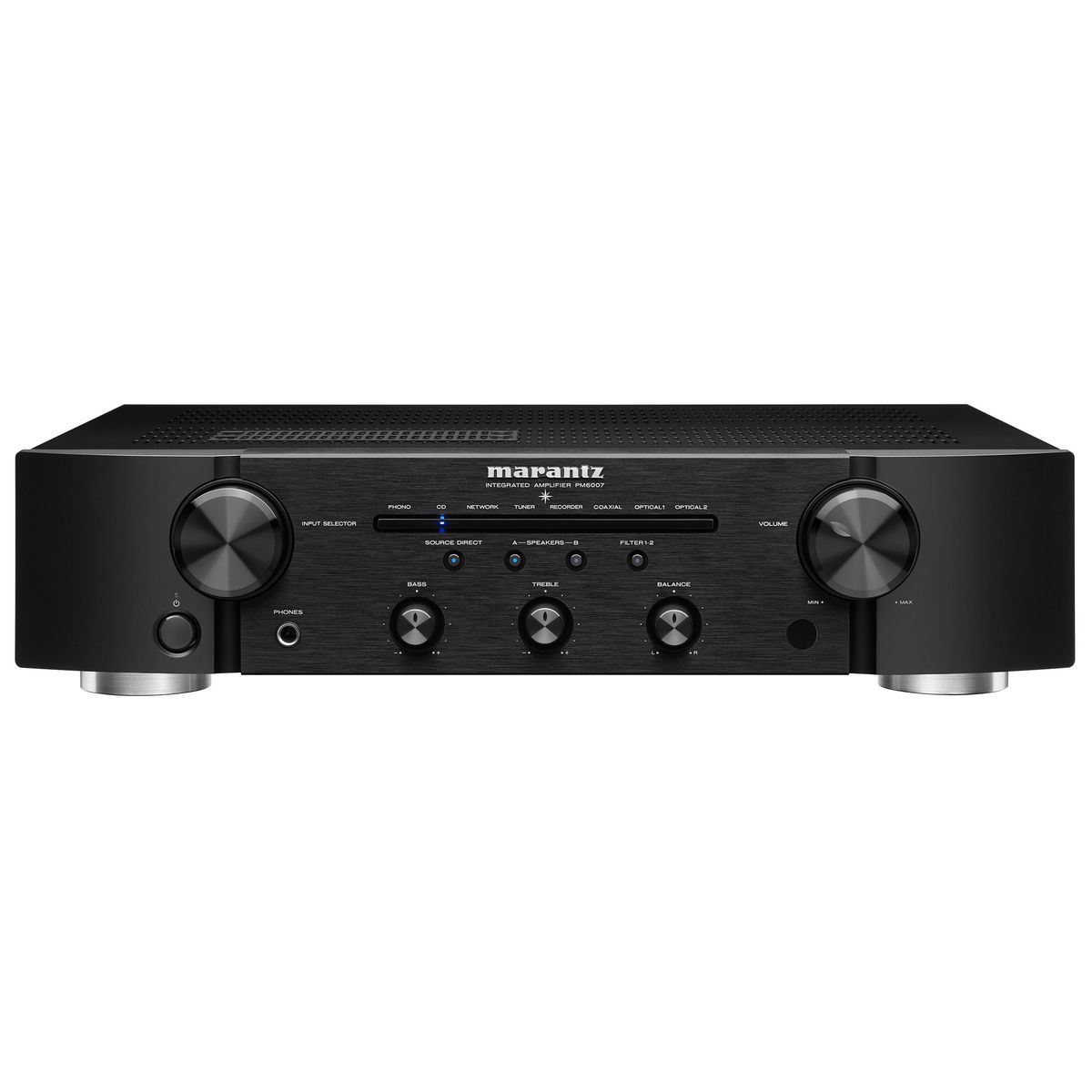 Marantz PM6007 HI-FI Forstærker (Sort, 2x45W)