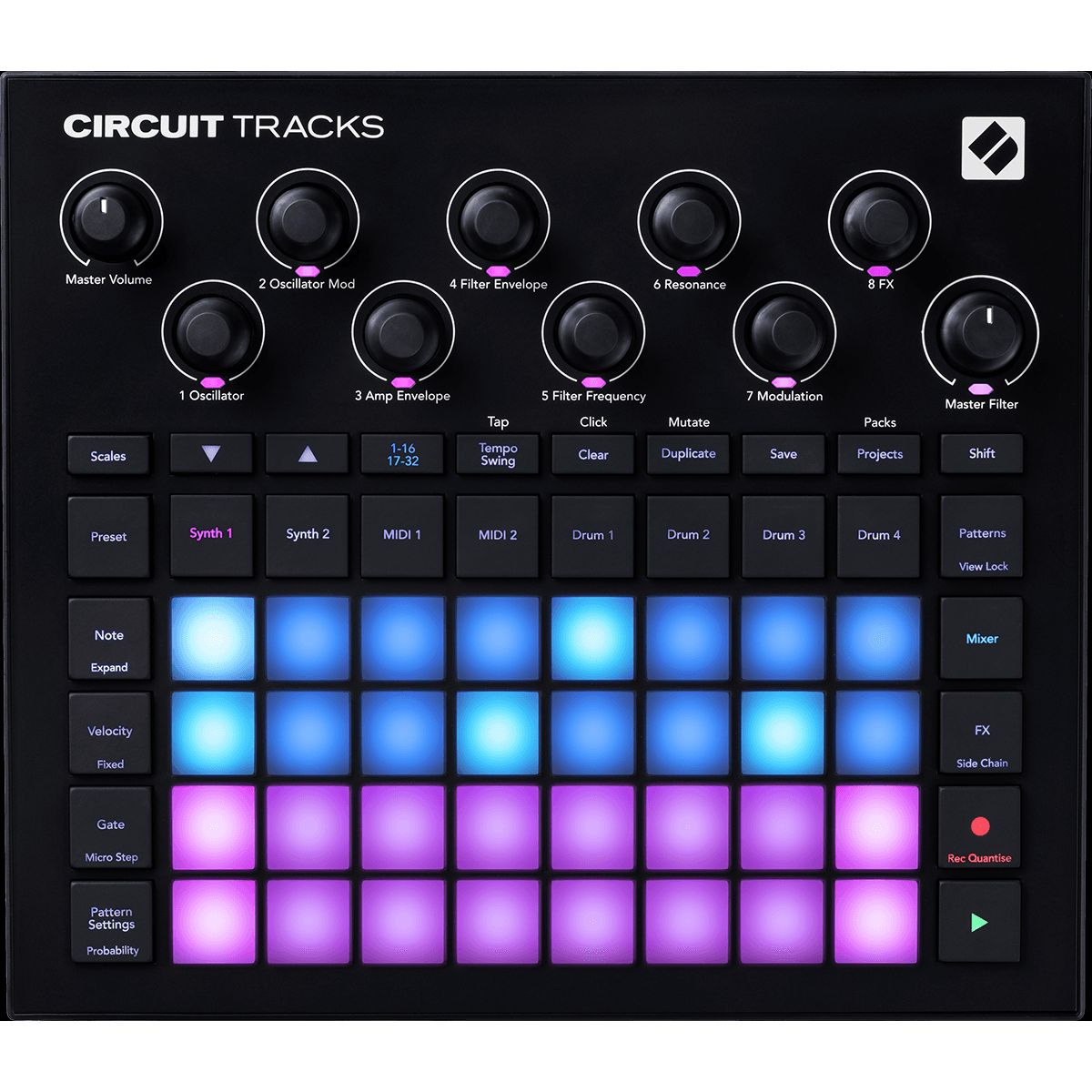 Novation Circuit Tracks Trommemaskine