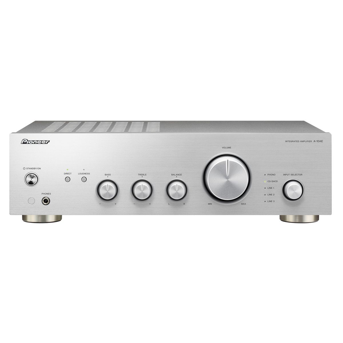 Pioneer A-10AE HI-FI Forstærker (Sølv, 2x50W)