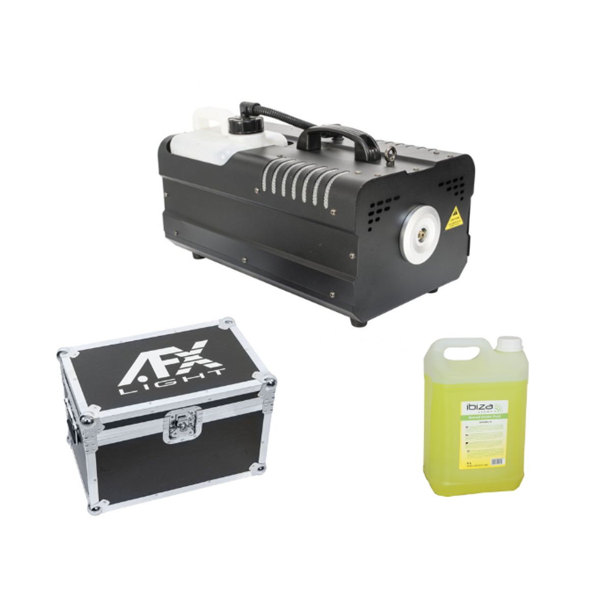 AFX FOG 2500 Røgmaskine (2500W, Sort) Bundle