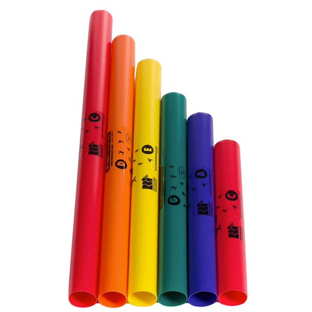 Boomwhackers Sæt (6 stk.)