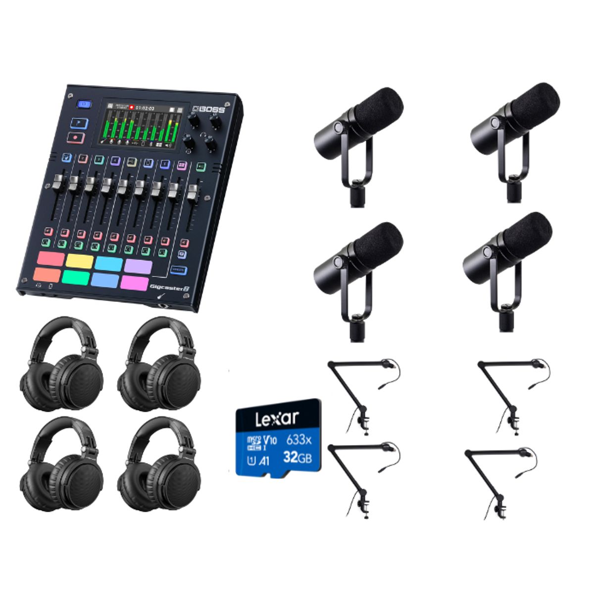 Boss Gigcaster 8 Streaming Mixer Startpakke