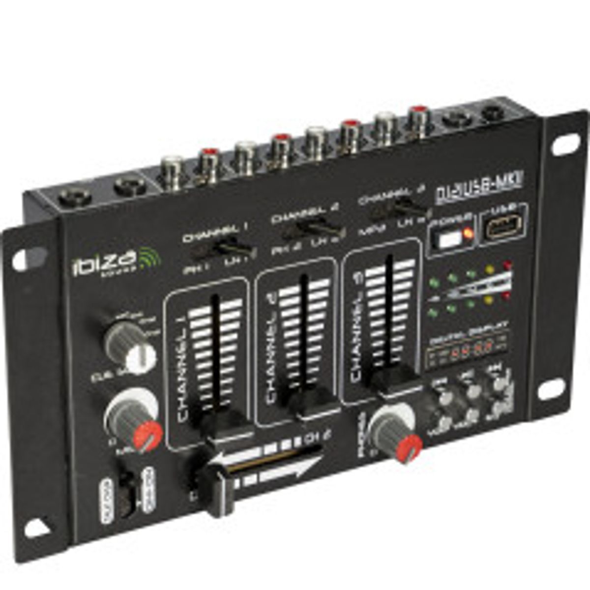 Ibiza DJ21-MKII 4-kanals DJ Mixer