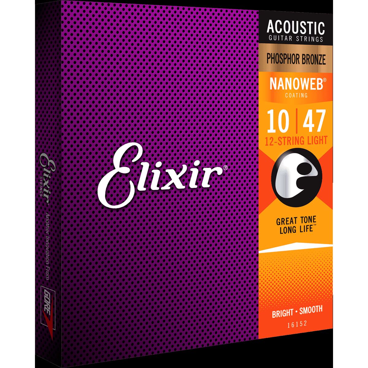 Elixir Nanoweb Phosphor Bronze Guitarstrenge (HD Light, 13-53)