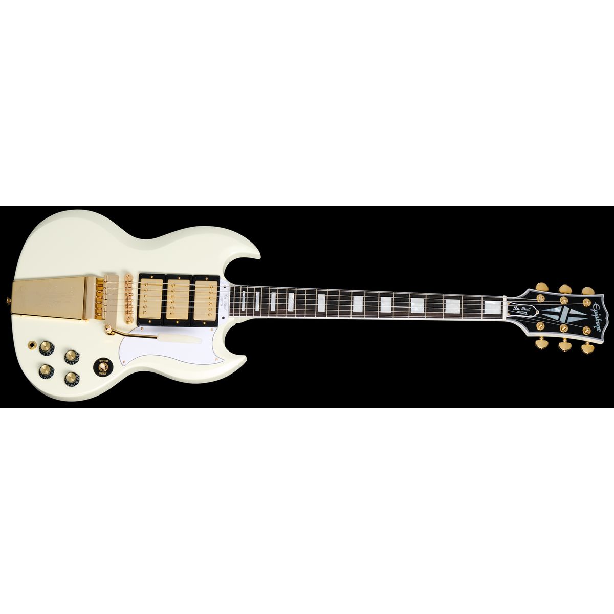 Epiphone 1963 Les Paul SG Custom (Maestro Vibrola, Classic White)