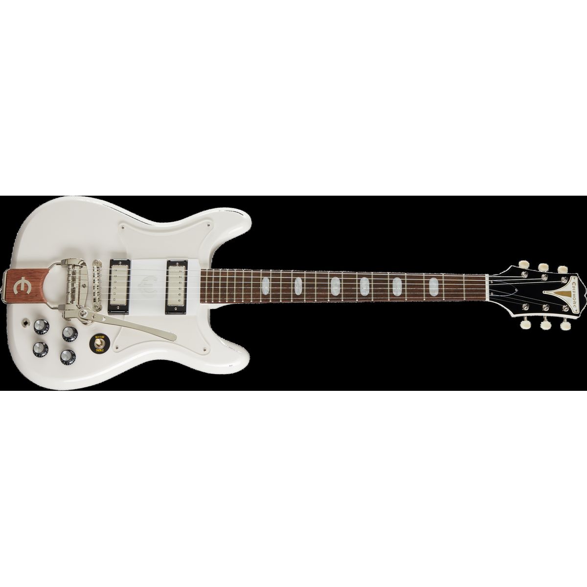 Epiphone Crestwood Custom Tremotone El-guitar (Polaris White)