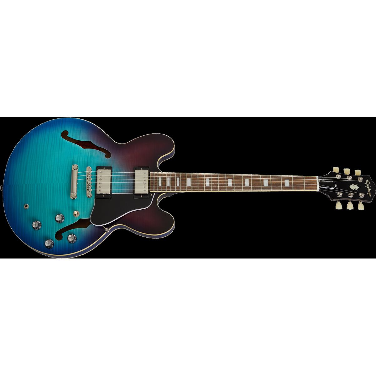 Epiphone ES-335 Figured El-guitar (Blueberry Burst)