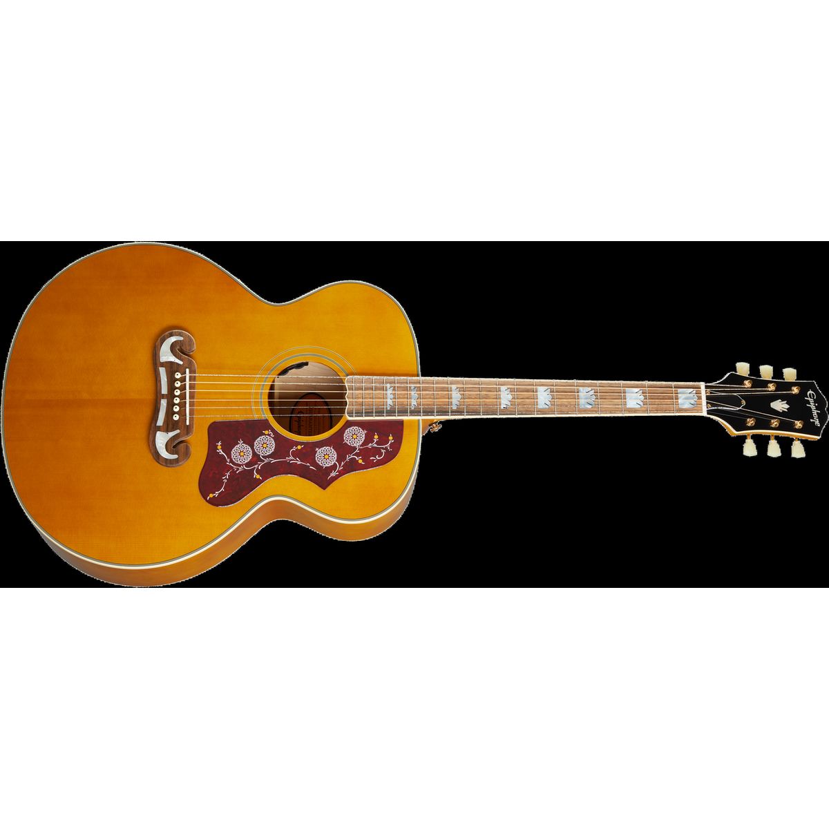 Epiphone J-200 Western Guitar (Aged Natural Antique Gloss)